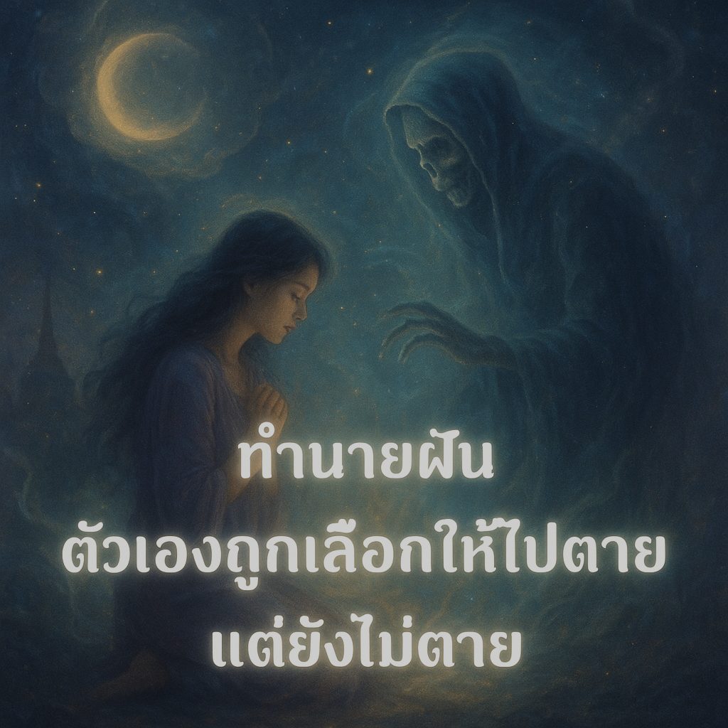 ทำนายฝัน ตัวเองถูกเลือกให้ไปตายแต่ยังไม่ตาย